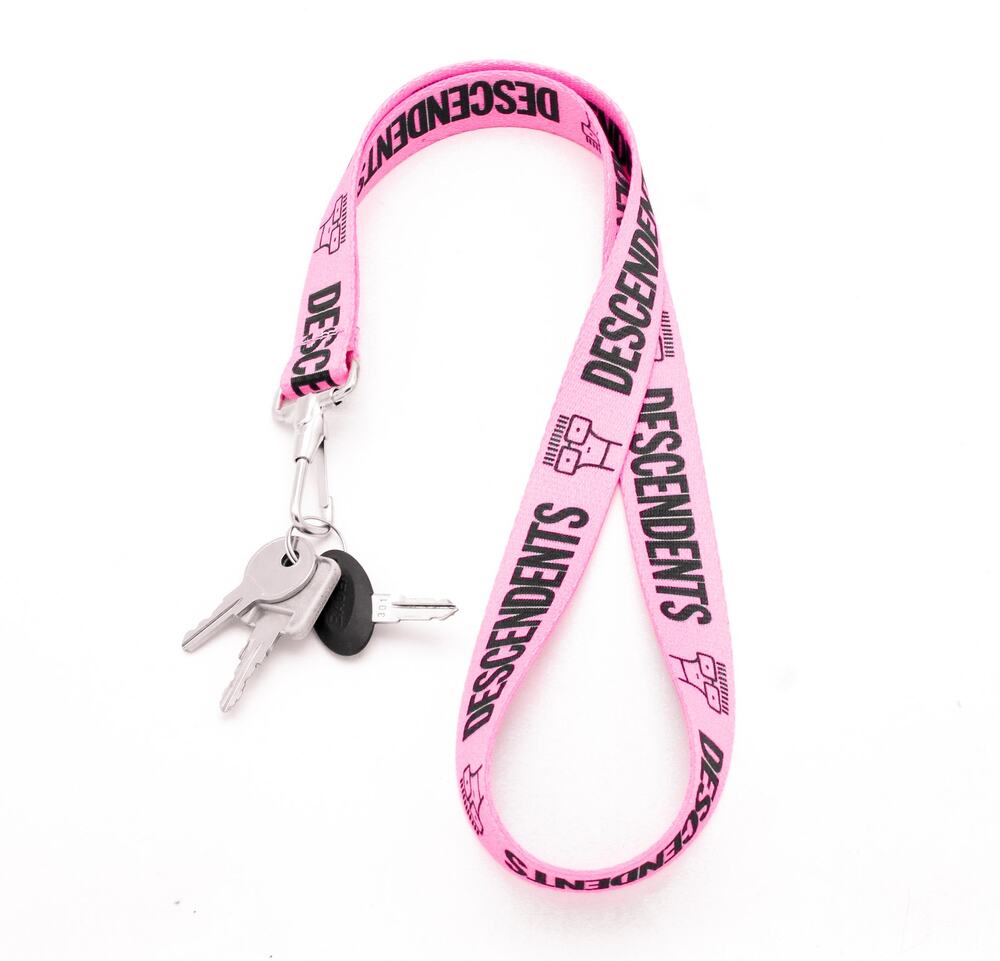 Descendents Pink Official Lanyard heavy duty key chain punk